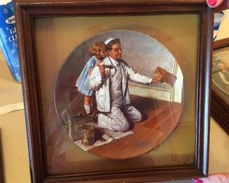 Norman Rockwell collectible plates