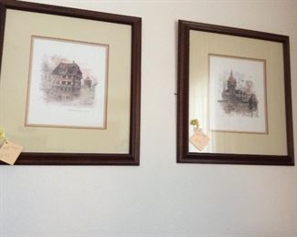 More framed artwork