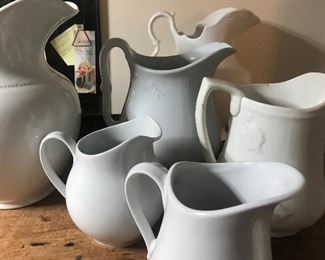 White ironstone, huge selection, white's hot, functional decor, anglophile loveliness, England