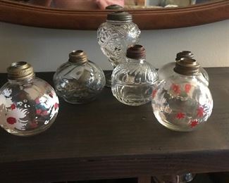topless oil lamps, perfect for bud vases, great collection, wonderful details