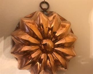 Copper molds, copper ware, kitchen copper