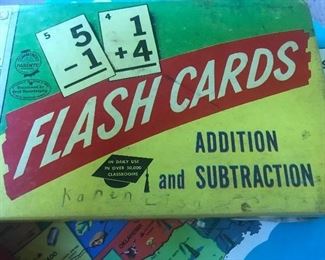 Vintage flash cards
