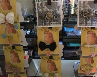 Barrettes galore, one of a kind
