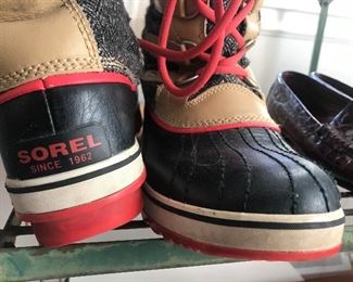 Sorel size 10 snow boots, winter is coming
