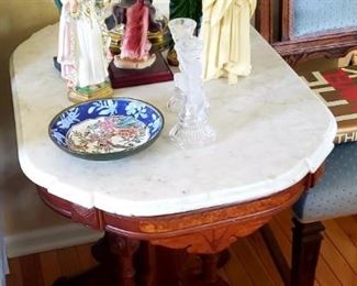 Beautiful Victorian marble top table