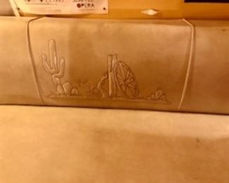 Closer shot of The Cowboy Sofa