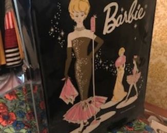 Barbie case and clothes