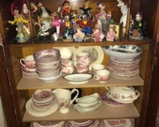 Red on white, Blue on White, Green on White...If you find pieces you like on one floor be sure to check out the other two floors. We have pieces on each level!