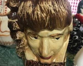 Davy Crockett Cookie Jar