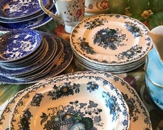 Mason and Blue Willow 