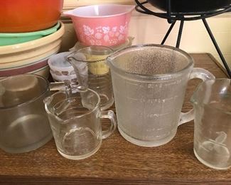 Vintage collectible mixing cups