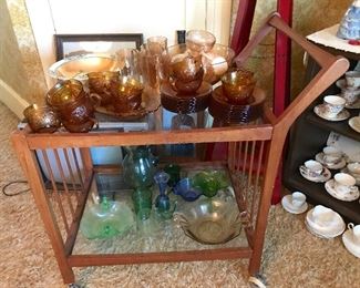 Teak MCM Tea/Bar cart
