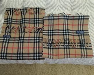 2 Burberry Scarves