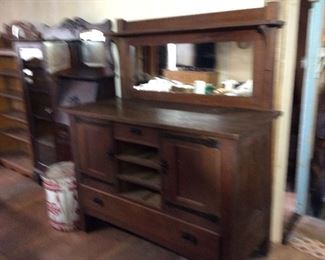 STICKLEY SIDEBOARD AS IS-EARLY PEPSI TIN
