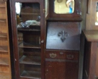 ANTIQUE OAK SIDE BY SIDE 