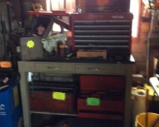 TOOL BOXES LOTS OF HAND TOOLS 