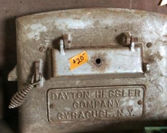WOOD STOVE DOOR -DAYTON HESSLER COMPANY -SYRACUSE NY