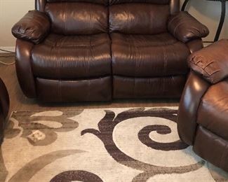 Electric Reclining Loveseat, Sofa and Chair