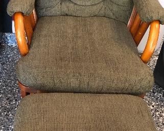 Chair and Ottoman Rocker/Glider