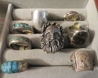 Men's Sterling Silver Rings