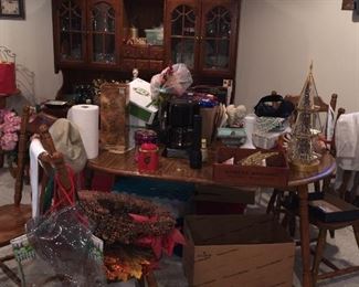 Just a few photos of the large number of items to sort on the lower level. The upstairs is the same!