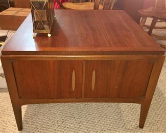 4 pieces of Lane mid century furniture. One is pictured in basement.