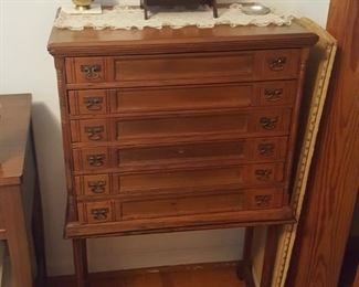 Antique spool / thread cabinet