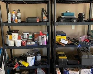 Paint, cleaning supplies