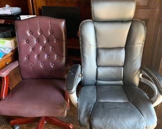 Rolling library chairs