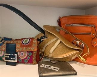 Fendi, Dior, Tory Burch handbags