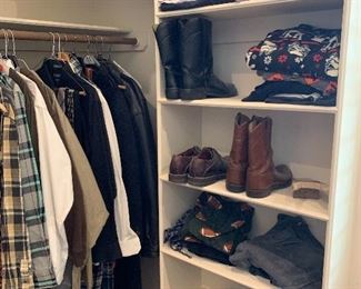 Men’s clothes and shoes