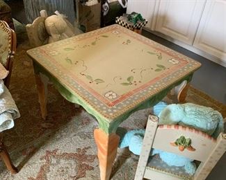 Hand painted child’s table