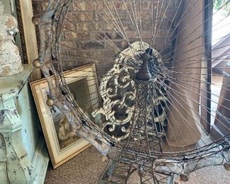 Replica metal London eye commissioned piece