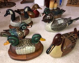 CARVED WOOD DUCKS
