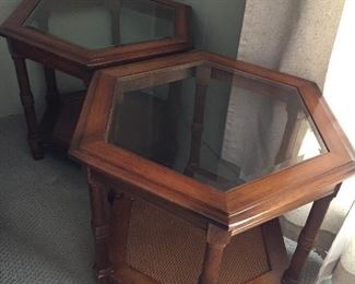 Glass Top End Tables