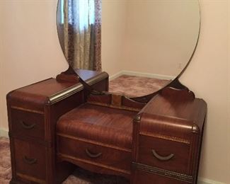 Depression Era Vanity with Mirror