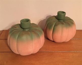 Pumpkin Candle Holders
