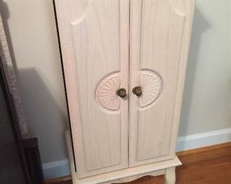Wooden Jewelry Armoire