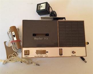 Vintage Mayfair 713 Cassette Recorder/Player
