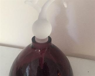 Hummingbird Glass Top Bottle