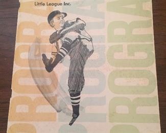1974 Southwest Forsyth Little League Program