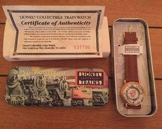 Lionel Train Wrist Watch