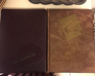 1954/1955 Marshall High School Yearbooks, Marshall NC - The Islander