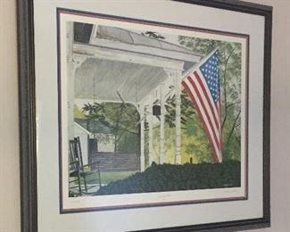 Marvin Hill "Country Pride" Signed and Numbered Print