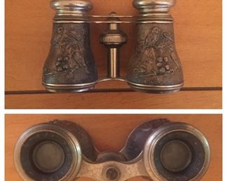 Chevalier Ornate French Opera Glasses - Birds