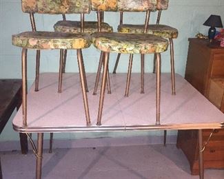 Vintage Formica Top Dinette Set