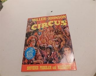 Miller Johnson Circus Souvenir Program/Magazine