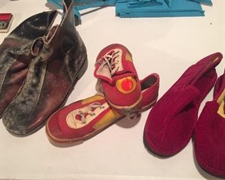 Vintage Boys Boots, Kids Tail Lights Sneakers and Slippers
