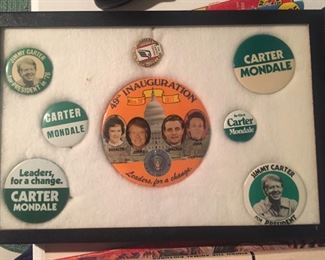 Carter Mondale Campaign Buttons