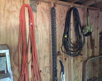 Extension Cords/Chain/Hedge Trimmer